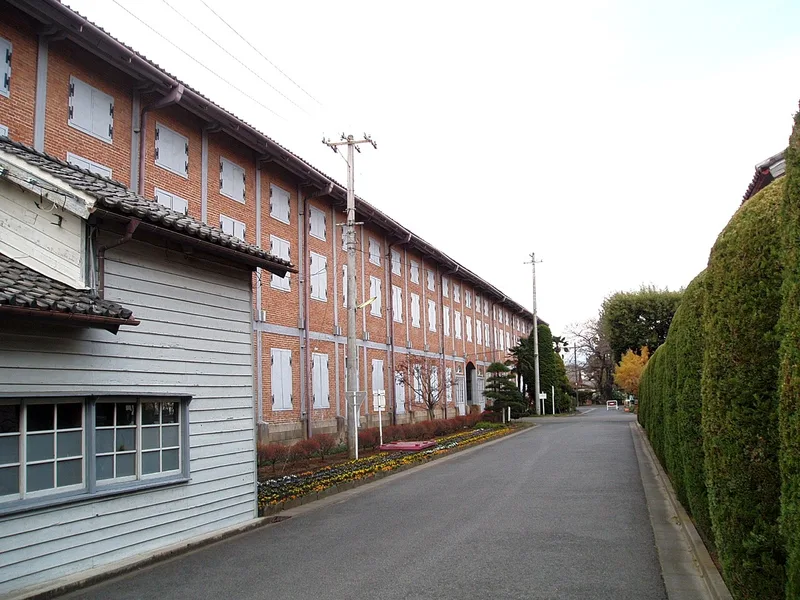 明治初期の煉瓦造り工場