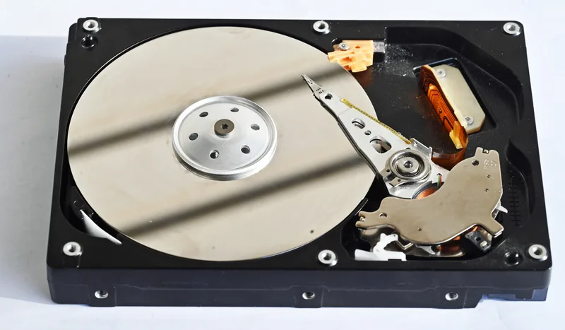 3.5 インチ HDD の内部