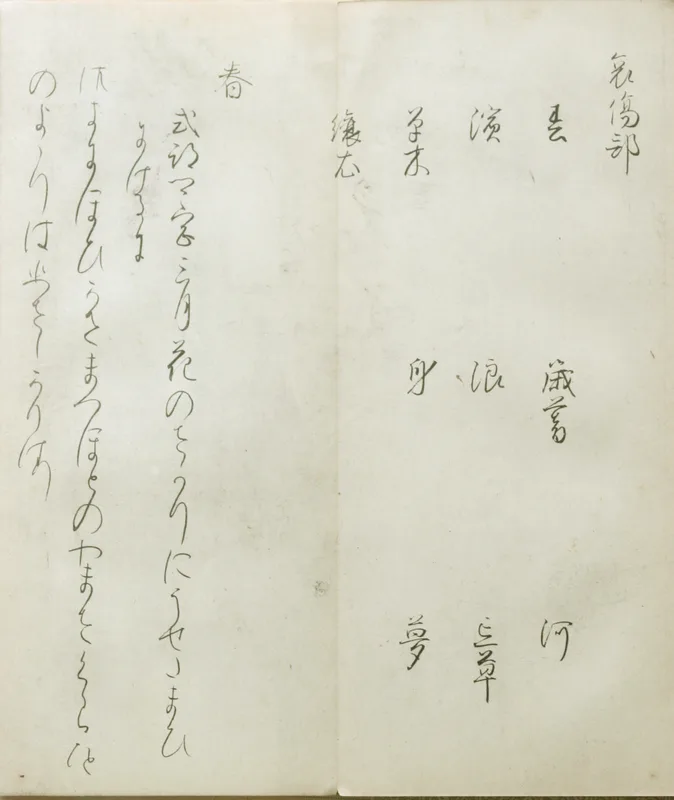 11 世紀 平安期 の 堤中納言集 写本 の 仮名 書写