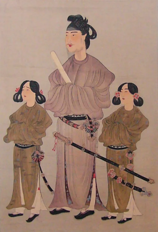 聖徳太子の伝統的肖像 (唐本御影)