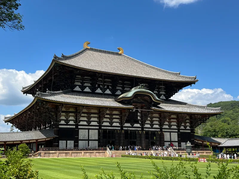 東大寺の大きな木造建築