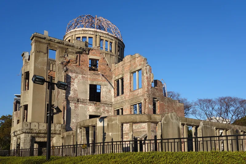 被爆した建物の遺構